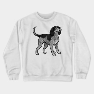 Dog - Bluetick Coonhound - Blue Crewneck Sweatshirt